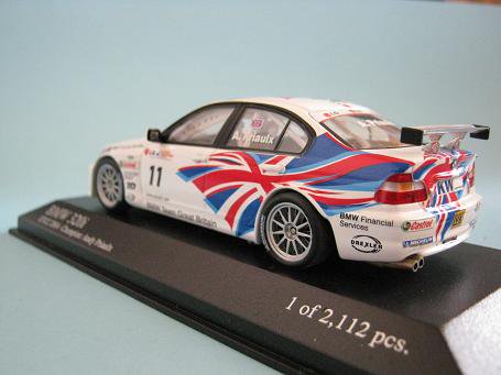 1/43 ミニチャンプス BMW 320i BMWチームUK ETCC2004 チャンピオン A.プリオール - ミニカーショップ　エボリューション