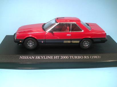 1/43 ディズム ニッサンスカイライン 2000 ターボRS (R30) 1983 レッド/ブラック - ミニカーショップ エボリューション