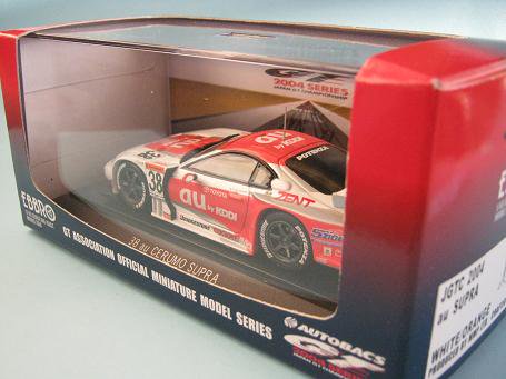 1/43 エブロ auセルモ スープラ JGTC 2004 NO.38 - ミニカーショップ　エボリューション