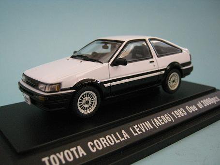 1/43 エブロ トヨタ カローラレビン（ＡＥ８６） ホワイト - ミニカー