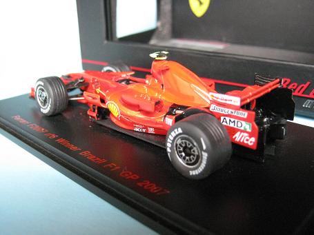 1/43 レッドライン フェラーリ Ｆ２００７ ブラジルGP ウィナー Ｆ１ ２００７ NO.6 - ミニカーショップ エボリューション