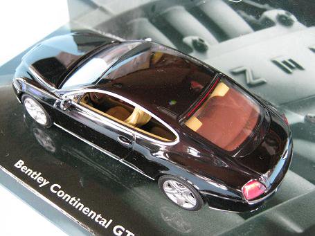 ミニチャンプス 1/43 ベントレー コンチネンタル GT 2003 ブラック