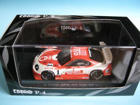 1/43 エブロＰ４ ＪＧＴＣ ２００２ auセルモスープラ NO.1 - ミニカー