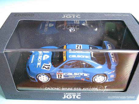 1/43 エブロ カルソニックスカイライン（Ｒ３３） ＪＧＴＣ １９９８ - ミニカーショップ エボリューション