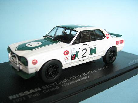 高額売筋】 ミニカー M.Kitano 1971 Fuji GT-R SKYLINE RAI'S ミニカー 