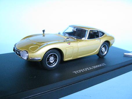 1/43 京商 トヨタ ２０００ＧＴ ゴールド - ミニカーショップ