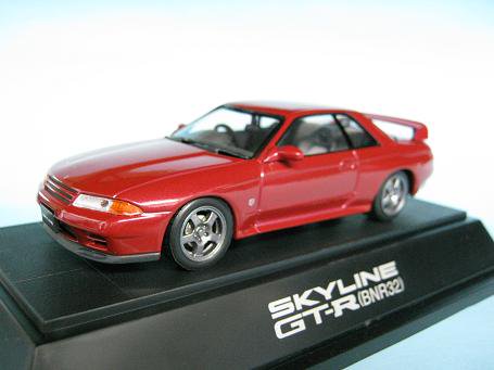 1/43 エブロ ニッサン スカイラインＧＴＲ(Ｒ３２) レッド - ミニカーショップ　エボリューション