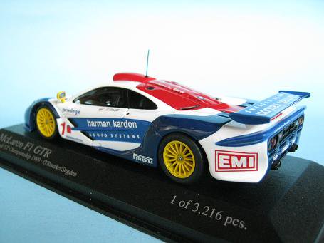 1/43 ミニチャンプス マクラーレンＦ１ ＧＴＲ ブリティッシュＧＴＣ