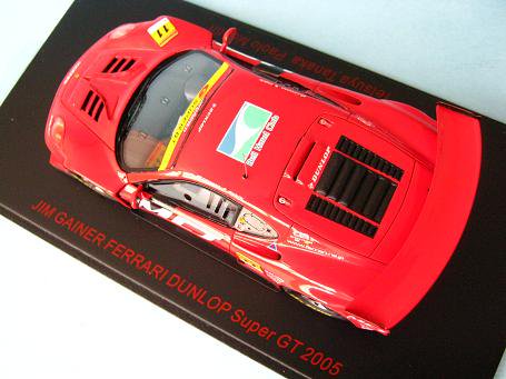 1/43 エブロ ＪＩＭ ＧＡＩＮＥＲ フェラーリダンロップ スーパーＧＴ