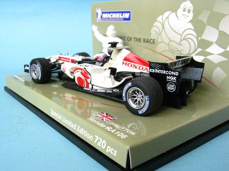 ミシュラン別注 1/43 ホンダ RA106 バトン 2006 HONDA-