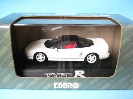 1/43 エブロ ホンダ NSX タイプR ホワイト - ミニカーショップ エボリューション