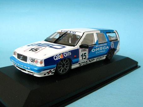 1/43 ミニチャンプス ボルボ ８５０ ブレーク ＢＴＣＣ １９９４ ＮＯ．１５ - ミニカーショップ エボリューション