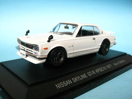 1/43 エブロ ニッサン スカイライン ＧＴＲ（ＫＰＧＣ１０）１９７１ ホワイト - ミニカーショップ　エボリューション