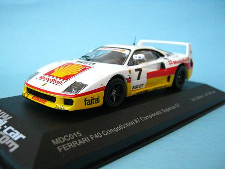 1/43 イクソフェラーリＦ４０コンペティツォーネスーパーＧＴ Modelcar.com - ミニカーショップ　エボリューション