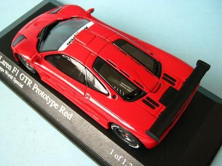 1/43 ミニチャンプス マクラーレンＦ１ ＧＴＲ プロトタイプ レッド