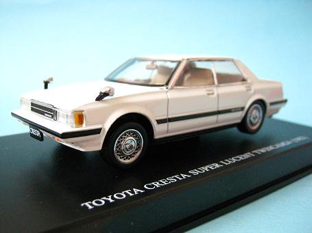 1/43 トヨタ クレスタ スーパールーセント GX61 1982年式 CRESTA 白-
