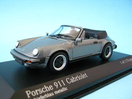 1/43 ミニチャンプス ポルシェ９１１ カレラ カブリオレ ブルー