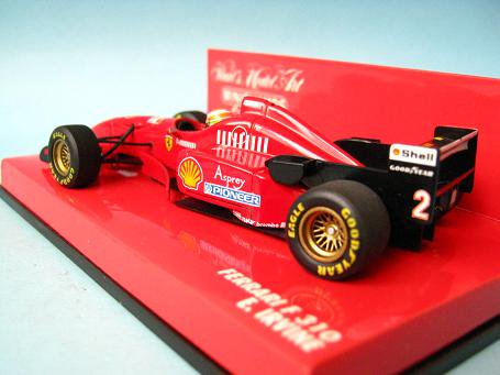 1/43 ミニチャンプス フェラーリ F310 1996 Ｅ．アーバイン - ミニカー