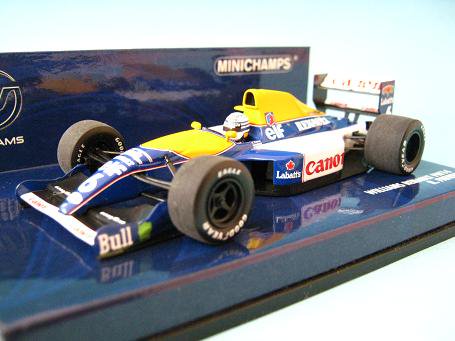 F1　1991ウイリアムズルノー　FW14モデルカー