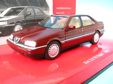 1/43 ミニチャンプス アルファロメオ １６４ ３.０ V6 １９９２ レッドメタリック - ミニカーショップ エボリューション