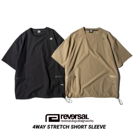 REVERSAL リバーサル 4WAY STRETCH SHORT SLEEVE ストレッチドライTシャツ リバーサル通販　セレクトショップ我流