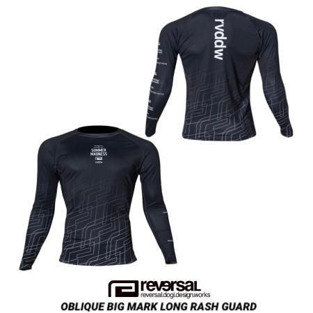 REVERSAL リバーサル OBLIQUE BIG MARK LONG RASH GUARD ラッシュ