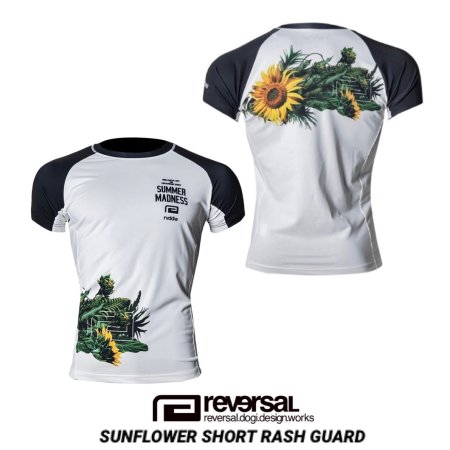 REVERSAL リバーサル SUNFLOWER SHORT RASH GUARD ラッシュガード 福岡県北九州市　格闘技 ショップ　我流