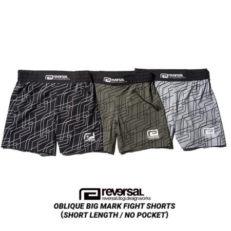 REVERSAL リバーサル OBLIQUE BIG MARK FIGHT SHORTS ファイトショーツ