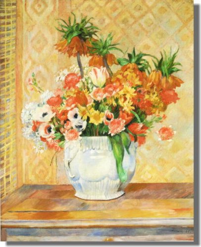 ルノアール【花のある静物】 - 手描き 絵画（油絵複製画）販売のアート 
