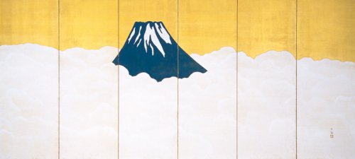 横山大観【群青富士】 - 手描き 絵画（油絵複製画）販売のアート名画館