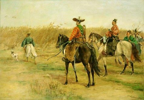 浅井忠【武蔵野】 - 手描き 絵画（油絵複製画）販売のアート名画館