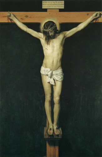 ベラスケス【キリストの磔刑】 - 手描き 絵画（油絵複製画）販売の