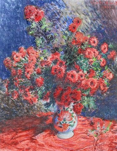 赤いモチーフの絵　k.murata絵画/タペストリー