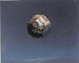 マグリット【旅人】 - 手描き 絵画（油絵複製画）販売のアート名画館