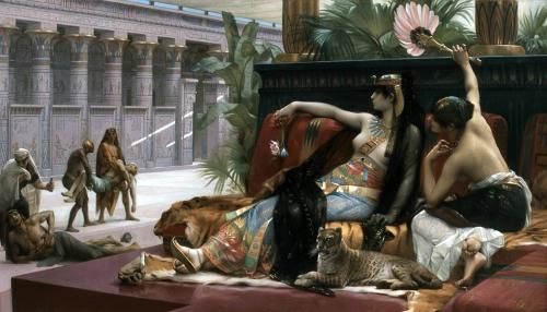 注文 絵画のコピー Cleopatra の死 バイ Louis Marie Baader