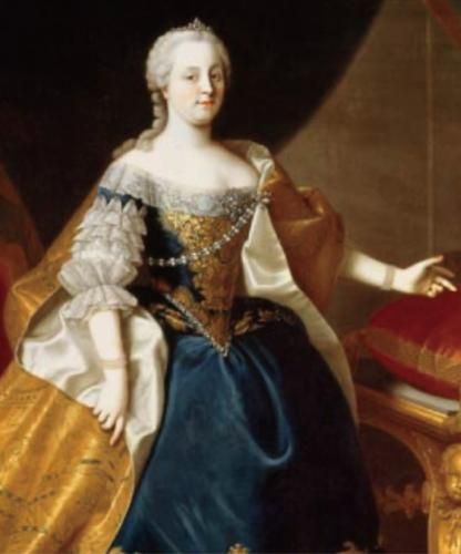 マリアテレジアの肖像 - 手描き 絵画（油絵複製画）販売のアート名画館