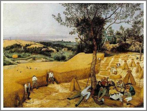 ブリューゲル穀物の収穫   手描き 絵画油絵複製画販売のアート