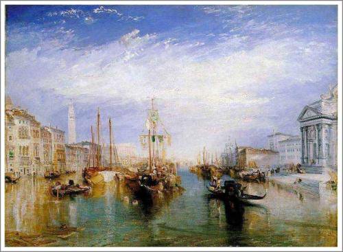 ターナー【大運河、ヴェネチア】 - 手描き 絵画（油絵複製画）販売の