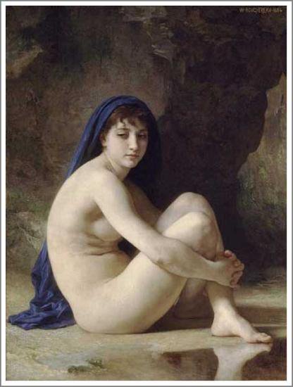 ブグロー 座る裸婦 Seated Bather 絵画 油画複製画 販売 アート名画館