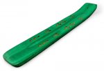 木製 香立て 透かし彫り（緑）[スティック香専用]気軽に楽しむアロマテラピー