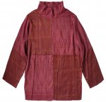 オールドシルクオフタートルプルオーバー（Ａ）[大胆かつ細やかな織り柄が特徴、大きめサイズで男女兼用]
