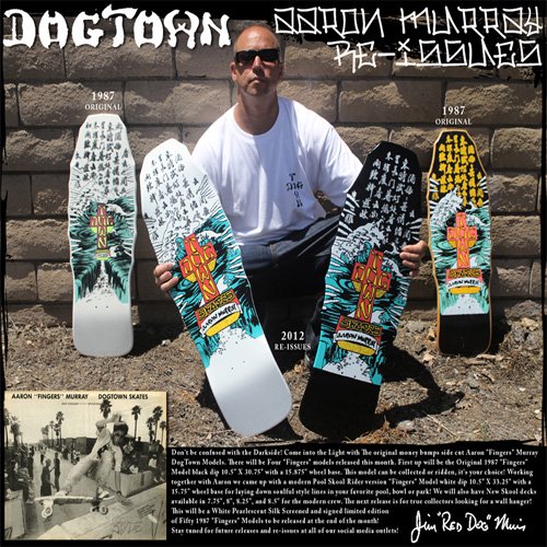 DOGTOWN スケートデッキ skate deck 【Aaron Murray Reissue OLD SKOOL 