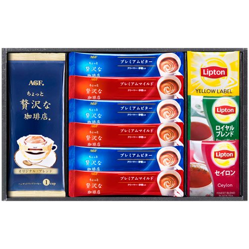 【香典返し 送料無料】コーヒー ギフト 詰め合わせ AGF リプトン コーヒー＆紅茶 セット 食品 BD-15S (36) 