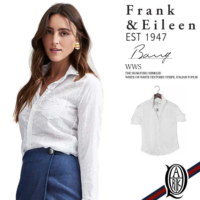 正規通販】Frank&Eileen BARRY レディースシャツ WTP COTTON WHITE 