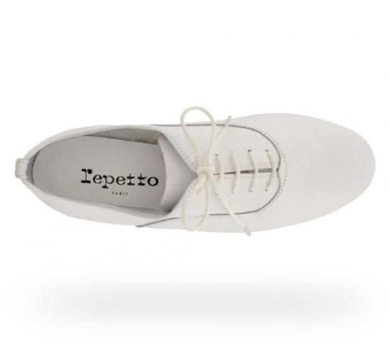 Zizi Oxford Shoe ジジ レディース Goatskin White やぎ革 ホワイト