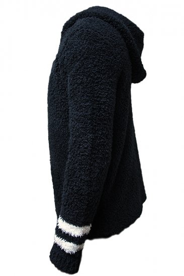 【正規通販】Barefoot Dreams メンズ C594 mens zip hoodie with stripe ベアフットドリームス | THE  PARK ONLINE SHOP