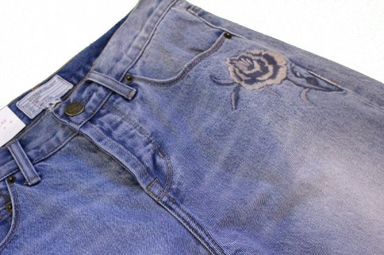 CURRENT/ELLIOTT ȥꥪå THE CROSSOVER Relaxed Fit Jeans Harrison with Embroidery Υ֥᡼