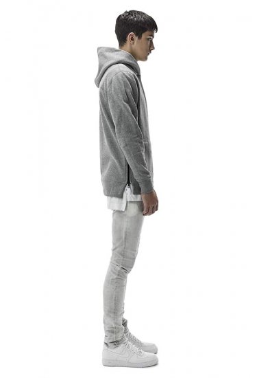 HOODED VILLAIN DARK GREY JOHN ELLIOTT ジョンエリオット - THE PARK ONLINE SHOP