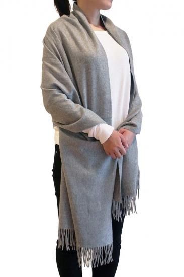 ジョンストンズ カシミア ストールlight gray smcint.com