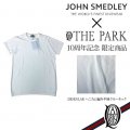 JOHN SMEDLEY ジョンスメドレー 17-18A/W 2SINGULAR ハニカム編み半袖クルーネック THE PARK 別注 SNOW WHITE 
